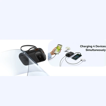 پاور بانک 20000 تایپ‌سی و یواس‌بی 30 وات بیسوس Qpow 2 PPQD4-20C P10055009213