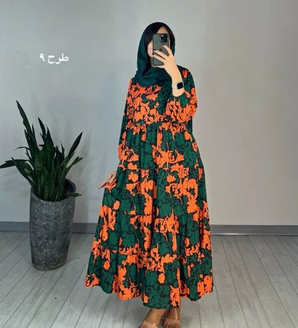 پیراهن طرحدار مزونی38