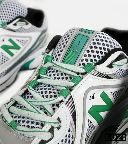 کفش کتانی بزرگ پا طوسی سفید سبز NEW BALANCE 1064 V.2
