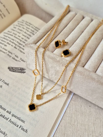 نیم ست ونکلیف مشکی