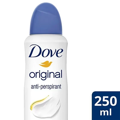 اسپری دئودورانت ضد تعریق زنانه داو Dove مدل Original حجم 250ml