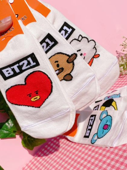 جوراب بی تی اس (bt21 ) ARON SOCKS