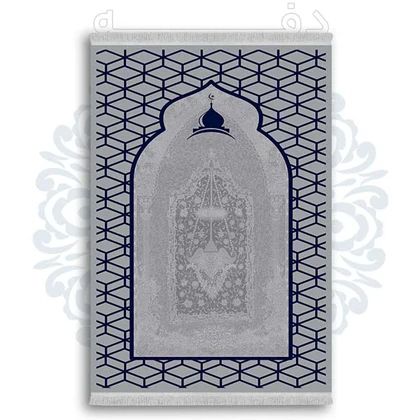 فرشینه از جنس پارچه هازان مخمل ترک طرح سجاده برند دفه کد DSJ 26