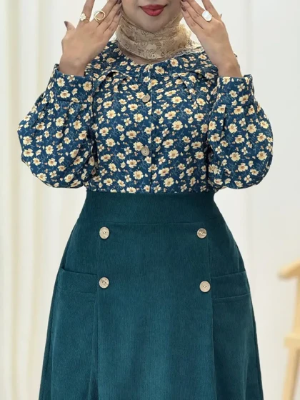 3903-شومیز و دامن هما