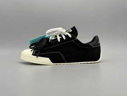 کتانی کانورس چاک تیلور لو LO کرم مشکی / Converse LO