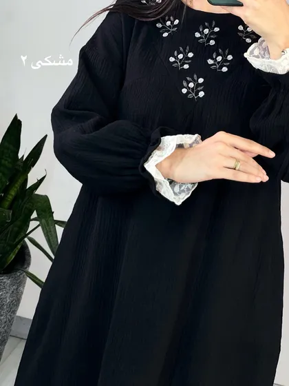 پیراهن مانتویی ساتین