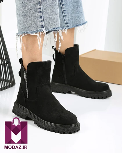 بوت زنانه زمستانه زیپی 505 کابوی BOOT