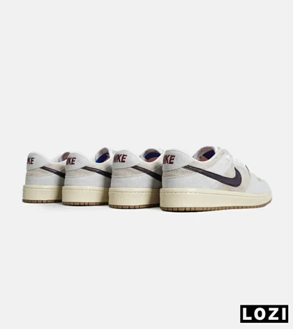 کفش کتانی مردانه و زنانه کرم طوسی بنفش نایک NIKE SB Dunk مدل 7063