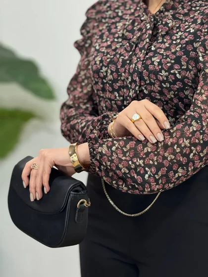 شومیزحریر مجلسی مهلا (4520)