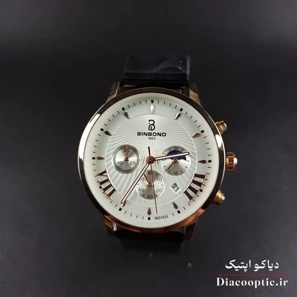 ساعت مچی مردانه برند بین باند سه موتور مدل Do1254 بند حصیری