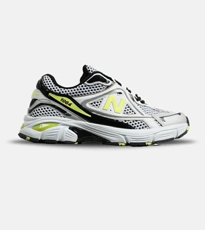 کفش کتانی مردانه و زنانه سفید مشکی لیمویی NEW BALANCE 1064 V.2 مدل 7010