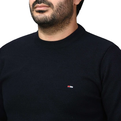 پلیور بافت فندقی مردانه مدل 659854