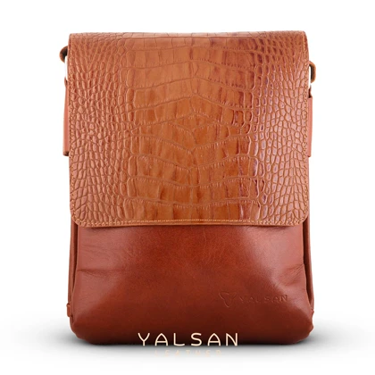 کیف دوشی مردانه چرم یلسان مدل رادمان کد 044-GC