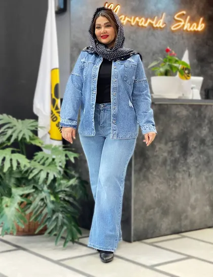 شلوار جین واید کد : 1414881B