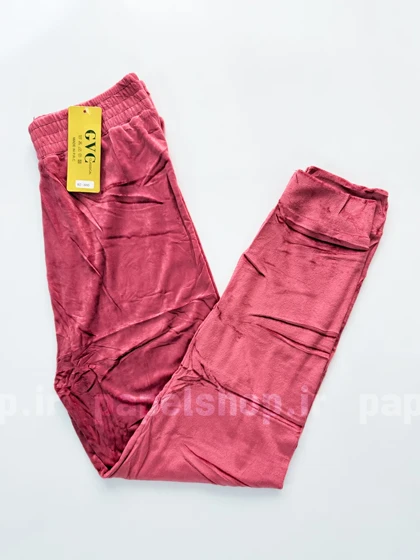 شلوار مخمل ساده کمرکش