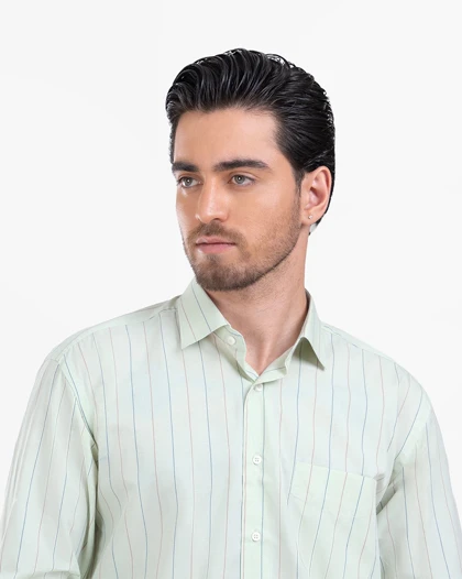 ام کی کالکشن پیراهن آستین بلند mk-26370-light-green