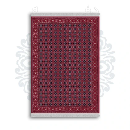 *جدید* فرشینه از جنس پارچه شانل مخمل ترک طرح فانتزی برند دفه کد 599