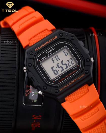 ساعت مچی زنانه،مردانه کاسیو CASIO W-218H-4B2V