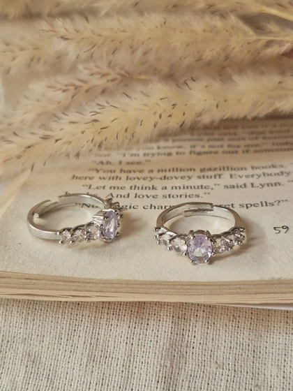 انگشتر جواهری فری سایز بیضی