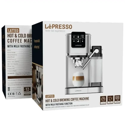 اسپرسوساز لپرسو LePresso مدل LPCFFTEM0071-SL با فشار 20 بار