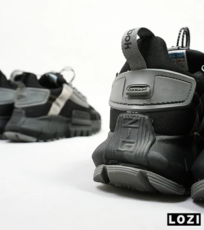 کفش کتانی مشکی طوسی ریباک Reebok Zig Kinetica 2.5 Edge