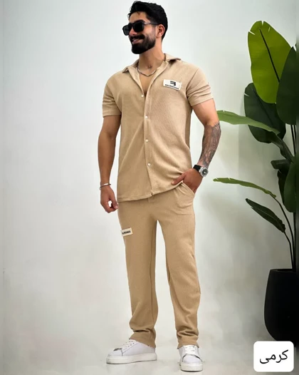 ست پیراهن وشلوار تندیس_کد4433