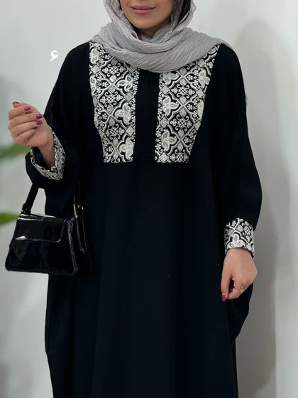 عبای بلند سوزندوزی نفیس