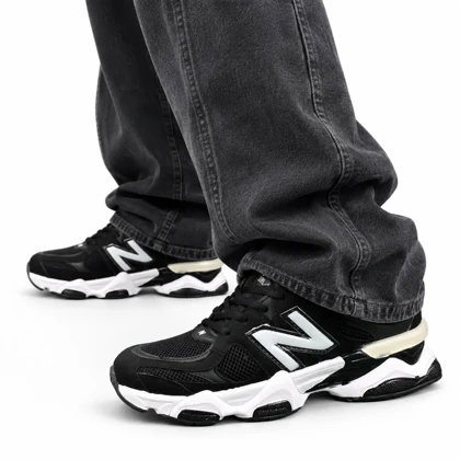 کفش کتانی مردانه مدل نیوبالانس 9060 مشکی سفید New Balance 9060