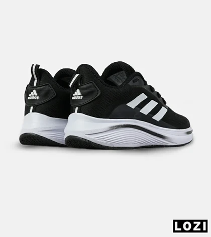 کفش کتانی مردانه و زنانه مشکی سفید ADIDAS BONCE مدل 7468