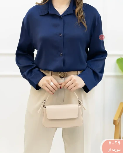 شومیز ساتن بلوط 7029