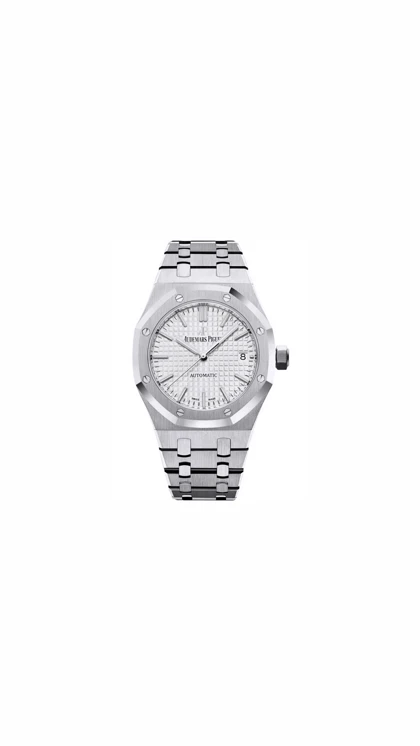 ساعت اودمار پیگه AP زنانه نقره ای صفحه سفید Audemars Piguet Royal Oak