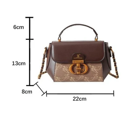 کیف دوشی زنانه وارداتی مدل DD کد 2100