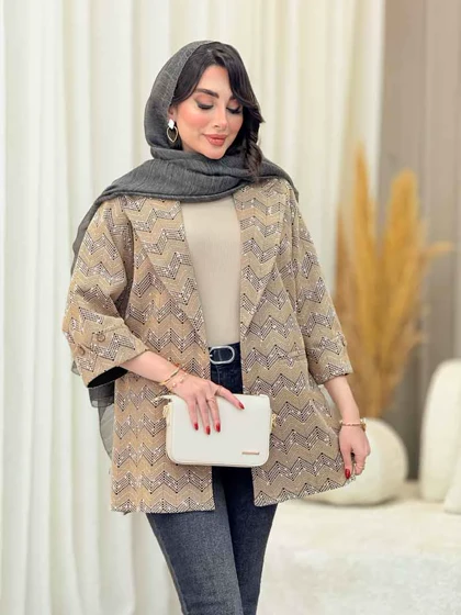 مانتو آستین پاکتی دلارام