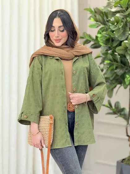 شومیز تک جیب پیله آستین پاگن