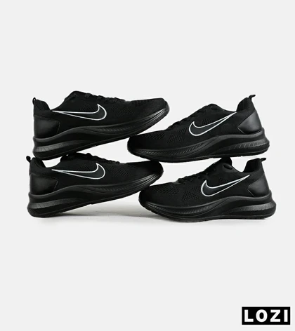 کفش کتانی مردانه و زنانه مشکی Nike zoom