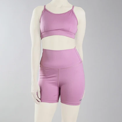 ست نیم‌تنه و کشاله بند ورزشی زنانه الو مدل 4B0153 بنفش روشن