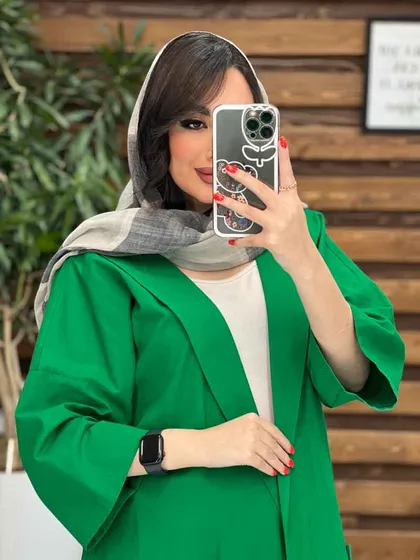 مانتو یقه برگردون دو جیب