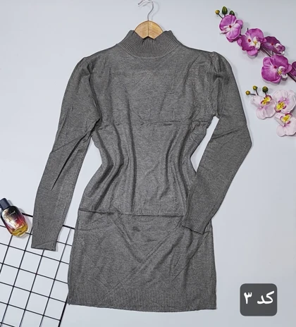 بافت یقه سه سانت وارداتی مدل شانا | بافت یقه سه سانت وارداتی مدل شانا کد 40180 کد 2589