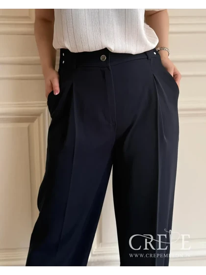 شلوار پشت کش ریگلاژی قد 117