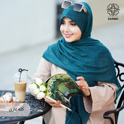 روسری نخ پلیسه شاین