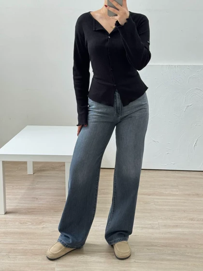 نیم بگ طوسی آبی4624
