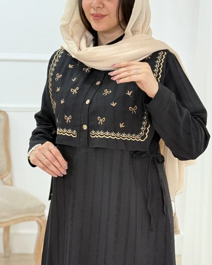 پیراهن مانتویی الناز کد محصول 1657