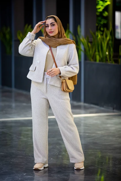 مانتو شلوار برفی الین