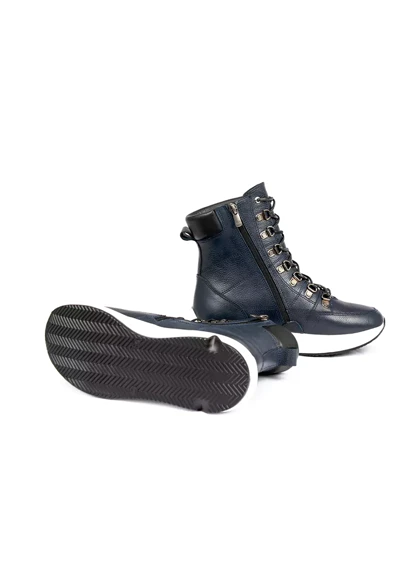 نیم بوت چرم زنانه مدل السیا