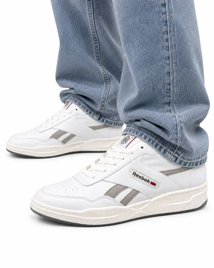 کفش کتانی مردانه مدل ونس ریبوک سفید طوسی Reebok
