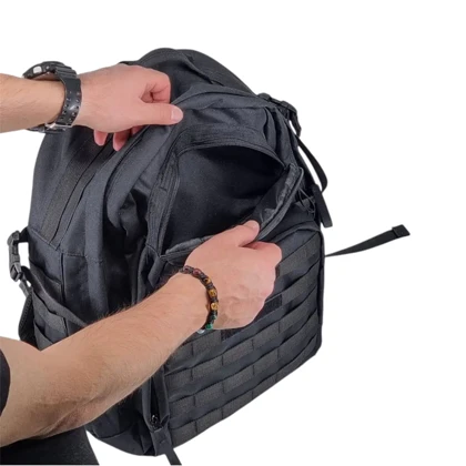 کوله پشتی تاکتیکال مشکی کد 8108