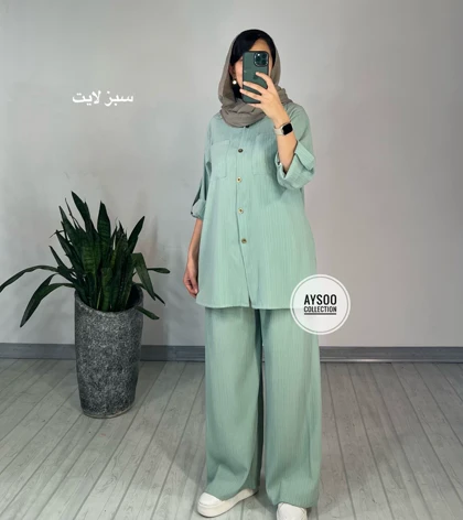 ست مانتو شلوار هلیا 1