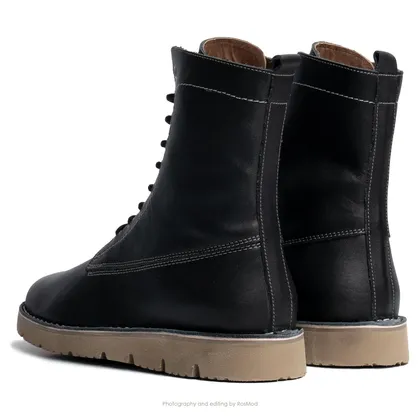 بوت پارتیزان گازولین مشکی شبرو - GAAZOLIN Partisan Boots Night Ranger W