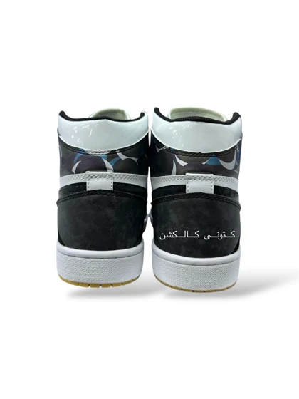 کتانی ویتنامی نایک ایر جردن وان اسپایدر من Nike Air Jordan 1 Retro High spider man black