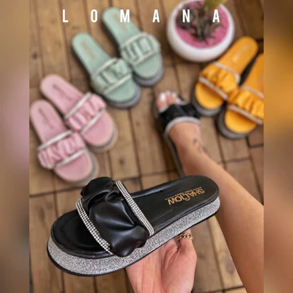 صندل چرم و نگین